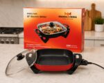 Electric Skillet - Red - Image 2