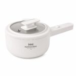 Non-Stick Ceramic Electric Hot Pot with Glass Lid 1.5L