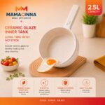 Non-Stick Ceramic Electric Hot Pot with Glass Lid 2.5L - Image 3