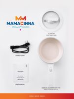Non-Stick Ceramic Electric Hot Pot with Glass Lid 1.5L - Image 6